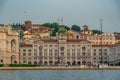 Panorama of Piazza della Unit?"?? d'Italia in Italian town Royalty Free Stock Photo