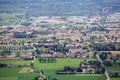 Panorama of the plain of Assisi, Italy