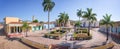 Panorama of Plaza Mayor, Trinidad, Cuba Royalty Free Stock Photo