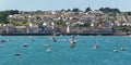 Panorama of the port of Camaret in Crozon peninsula, Finistere,Brittany France Royalty Free Stock Photo