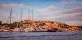 Panorama of the port city of Vrsar in Croatia Royalty Free Stock Photo