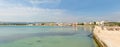 Panorama of Port with cityview of Torre Canne, Fasano in south Italy