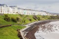 Panorama of Port St Mary on Isle of Man