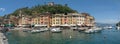 Panorama of Portofino - fishing village