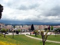 The outskirts of the town of Valencian. Portugal. Local landscapes and the beauty of spring nature. Royalty Free Stock Photo