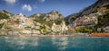 Panorama of Positano town, Amalfi coast, Italy Royalty Free Stock Photo