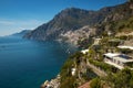 Panorama of Positano town and Amalfi Coast, Italy Royalty Free Stock Photo