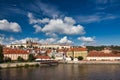 Panorama of Prague Castle in autumn sunny day. Prague. Royalty Free Stock Photo