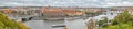 Panorama of Prague city center, Czech Republic. Royalty Free Stock Photo