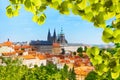 Panorama of Prague Hrad and Vitas cathedral