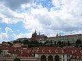 Panorama of Prague Old Historical Castle During Day, Hradcany, Czech Republic
