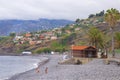 Panorama of Praia Formosa Madeira, Portugal