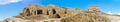 Panorama of Prehistoric ruins of cave-town Royalty Free Stock Photo