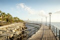 Panorama of promenade in Limassol, Cyprus