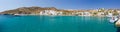 Panorama of Psathi harbor, Kimolos island, Greece