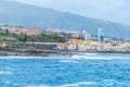 Panorama of Puerto de la Cruz with Loro Park and Maritim Hotel