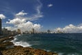 Panorama of quay of Havana Royalty Free Stock Photo