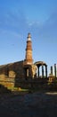 Panorama Qutub Minar New Delhi India Royalty Free Stock Photo