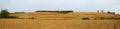 Panorama Recently Plowed Farmland