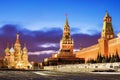 Panorama of Red Square in Moscow Royalty Free Stock Photo