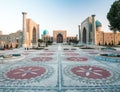 Registan in the city of Samarkand Royalty Free Stock Photo