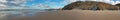 Panorama from a remote beach at praia Vale Figueiras in Portugal