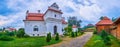 Panorama of the Residence of Bohdan Khmelnytsky in Chyhyryn, Ukraine Royalty Free Stock Photo