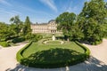 Panorama of The Residenz of Wurzburg with Garden, Germany Royalty Free Stock Photo