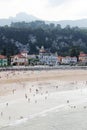 Panorama of Ribadesella beach, Spain