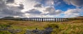 Panorama of Ribblehead Viaduct Royalty Free Stock Photo