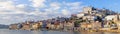 Panorama of the Ribeira District of the city of Porto, Portugal Royalty Free Stock Photo