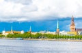 Panorama of riga including the Riga castle, cathedral and Saint Peter church, Latvia. ...IMAGE