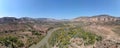 Panorama of the Rio Chama River Valley in Northern New Mexico