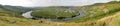 Panorama of the river Moselle in Germany Royalty Free Stock Photo