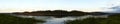 Panorama of river of Oredezh Royalty Free Stock Photo