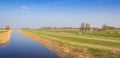 Panorama of the river in recreation area Het Twiske