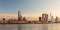 Panorama of the Rotterdam skyline