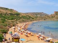 Panorama on the Riviera Beach, Ghajn Tuffieha.