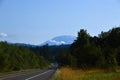 Panorama Road at Mount Saint Helens National Volcanic Monument, Washington Royalty Free Stock Photo