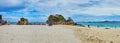 Panorama with the rocks, Khai Nok island, Phuket, Thailand