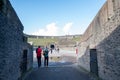 Panorama of the Roman Amphitheater of Pompeii at Ancient Pompeii (UNESCO World Heritage Site). In November 2023