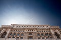 Panorama of the Romanian palace of parliament in Bucharest, symbol of romanian communism, also called Casa Poporului, seen from Royalty Free Stock Photo