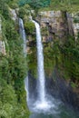 Panorama route Soute Africa, Picturesque green Berlin water fall in Sabie , Graskop in Mpumalanga South Africa