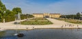 Panorama of the royal Schonbrunn palace in Vienna