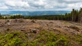 Panorama of Rudawy Janowickie mountains