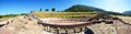 The Panorama of ruins in ancient Messene