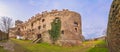 Panoramic view of the ruins of the Bolkow Castle