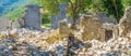 Panorama of the ruins of Olympos, Turkey Royalty Free Stock Photo