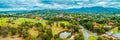 Panorama of rural Australia in autumn.