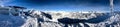 Panorama of Saalbach-Hinterglemm, Austria Royalty Free Stock Photo